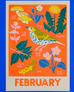 February Forage Print