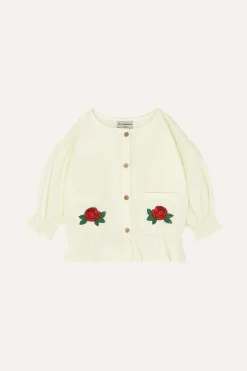 Flower Embroidery Top