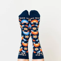 Free To Be Me Crew Socks - Women's