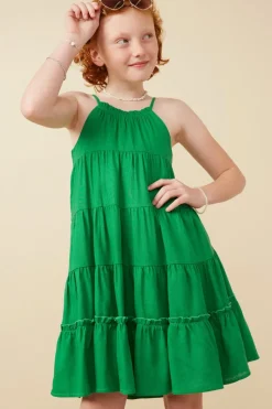 Girls Tiered Ruffle Cami Dress
