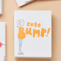 LETTERPRESS CARD – Cute Bump!