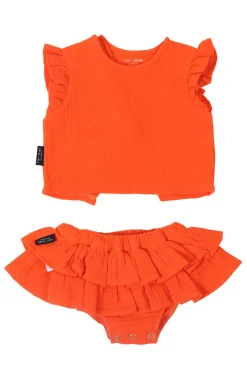 Linen Ruffle Set