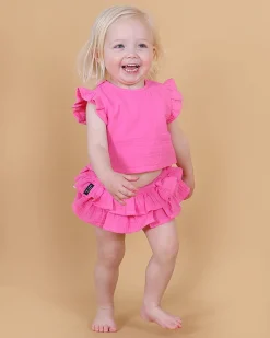 Linen Ruffle Set
