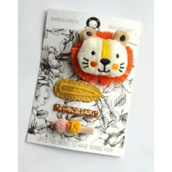 Little Brave One Hair Clip Set (set of four)
