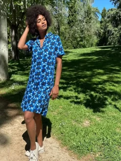 Marina Short Dress - Blue