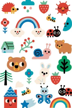 Nature Friends Temporary Tattoos