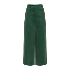Nora Cropped Trouser - Green