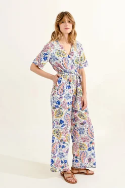 Paisley Print Jumpsuit