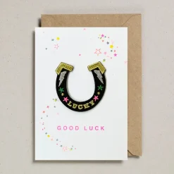 Patch Cards - Good Luck Horseshoe