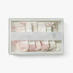 Pink Mary Jane Non Slip Socks 6pk