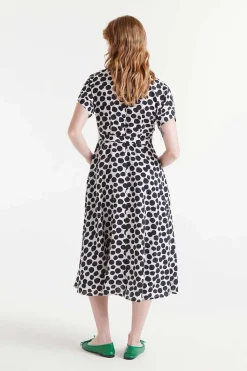 Polka Dot Dress - Black/White