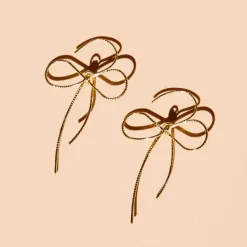 Put A Bow On It Earring - 18K Gold Plated
