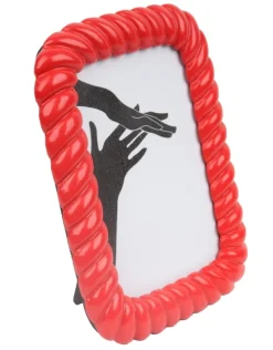 Red Twist-Layered 4x6 Photo Frame