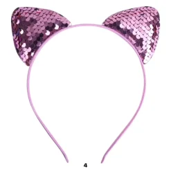 Sequin Cat Ear Headband - Several Colors