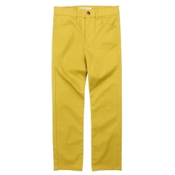 Skinny Twill Pant - Gold