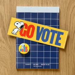 Snoopy Go Vote Magnet