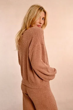 Soft Plush Sweater - Beige