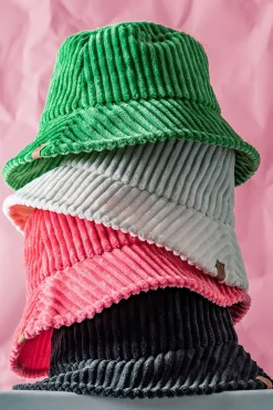 Solid Corduroy Bucket Hat - Several Colors