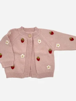 Strawberry Flower Cardigan