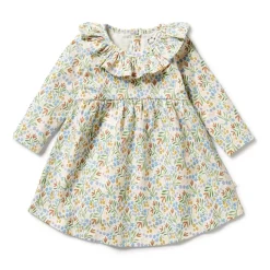 Tinker Floral Organic Ruffle Dress