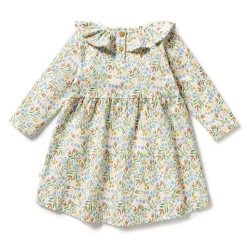 Tinker Floral Organic Ruffle Dress