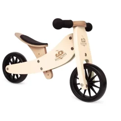 Tiny Tot 2-in-1 Wooden Balance Bike - Bamboo