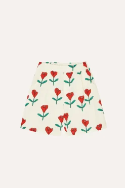 Tulips Allover Print Shorts
