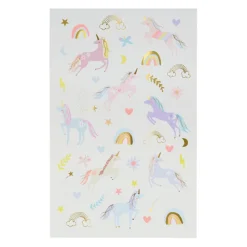 Unicorn Tattoo Sheets (x 2 sheets)