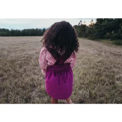Velvet Alpine Skirt Set - Plum