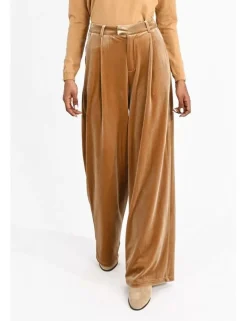 Velvet Pants - Beige