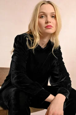 Velvet Top - Black
