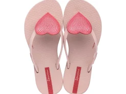 Wave Heart II Kids Flip Flop - Pink/Red