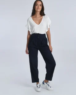 Woven Pants - Navy